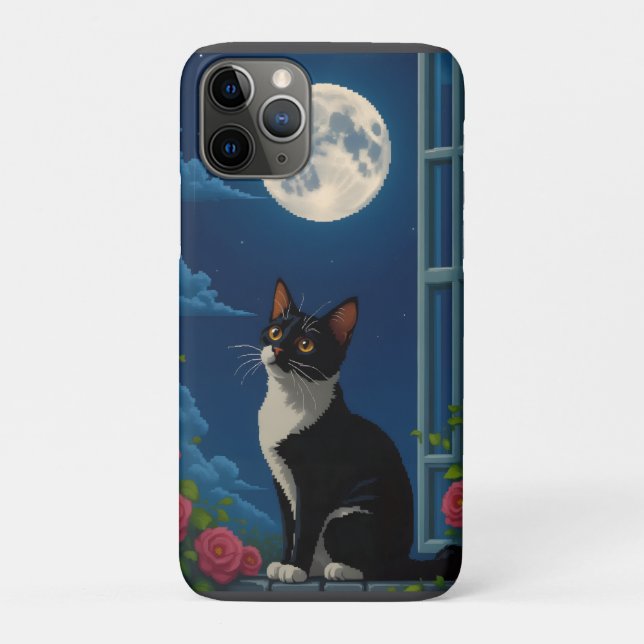 Katzennacht Case-Mate iPhone Hülle (Rückseite)
