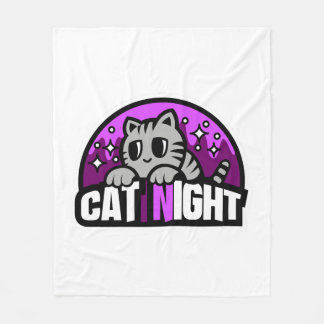 Katzennacht Fleecedecke