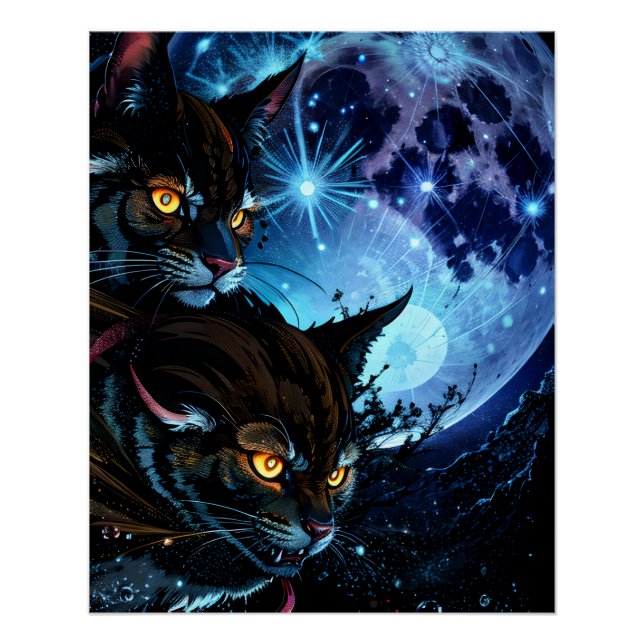 Katzennacht Poster (Vorderseite)