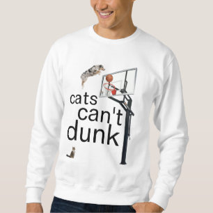 Katzenneigung tauchen ein sweatshirt