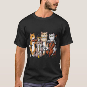 Katzenorchester-Musiker T-Shirt