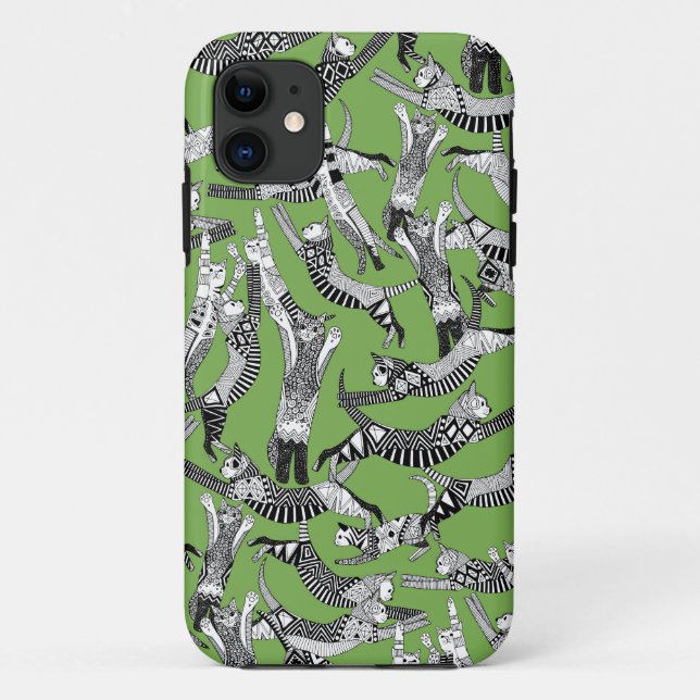 Katzenpalme Party Case-Mate iPhone Hülle (Rückseite)