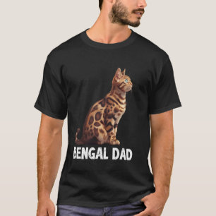Katzenpapa Bengal Katze Vater Bengal Katze T-Shirt