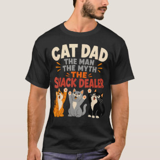 Katzenpapa Der Mann Der Mythos Der Snack-Händler L T-Shirt