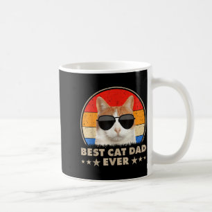 Katzenpapa Ever Vintage Cool Gles Katze Für Vater  Kaffeetasse