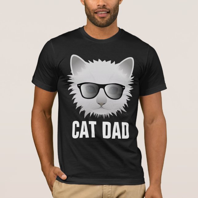KATZENPAPA, FUNNY CAT T-SHIRT (Vorderseite)