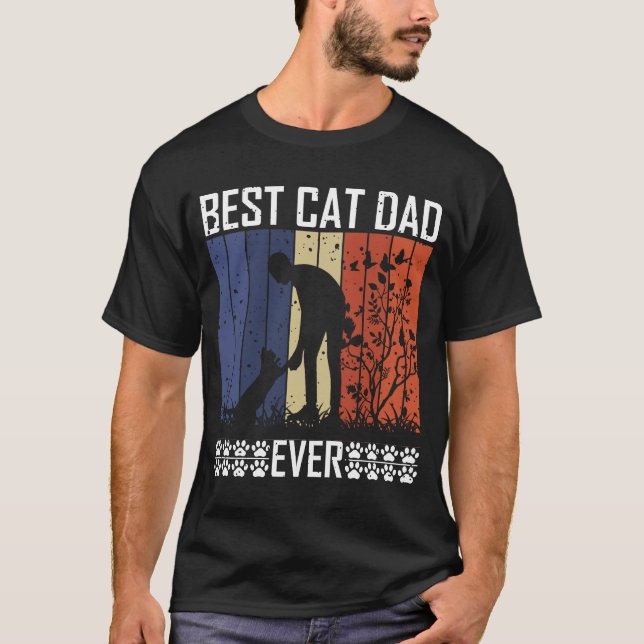 Katzenpapa T-Shirt (Vorderseite)