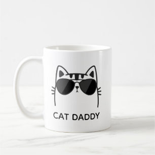 Katzenpapa-Tasse, Geschenk für Katzenpapa, Bester Kaffeetasse