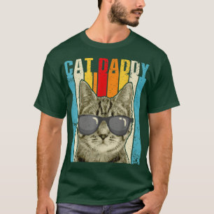 Katzenpapa Vintage Lustiger Katzenliebhaber Süße K T-Shirt