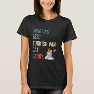 Katzenpapa WELT BESTER TÜRKISCHER VAN KATZENPAPA M T-Shirt