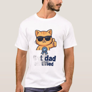 Katzenpapa — Zertifiziert T-Shirt