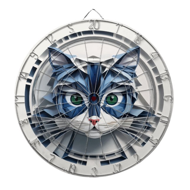 Katzenpapier Origami Pet Care Pflege der Tierklini Dartscheibe (vorne)