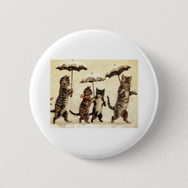Katzenparade Button (Vorderseite)