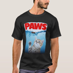 Katzenparodie: Katze jagt eine süße verängstigte M T-Shirt