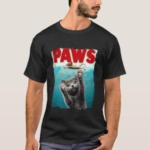 Katzenparodie Katzenmaus Humorvolle Katze jagt 80e T-Shirt