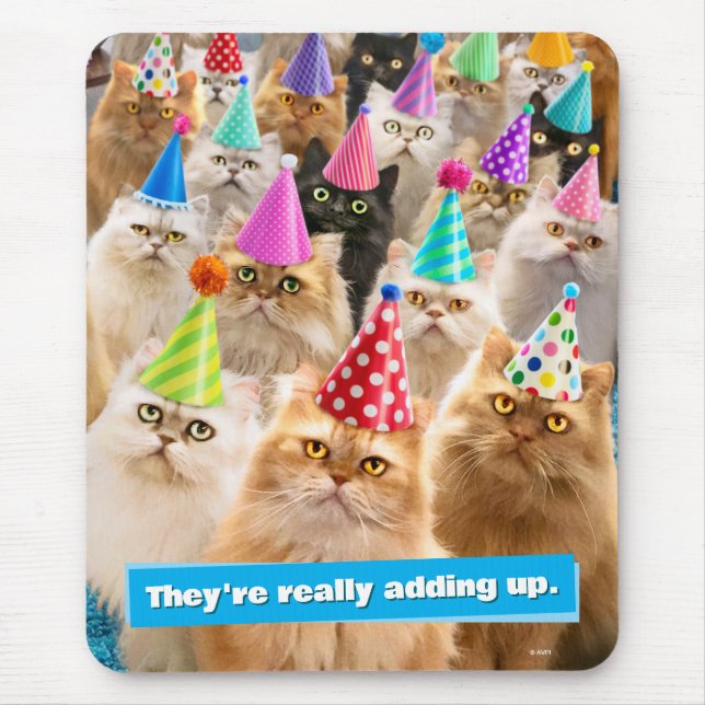 Katzenparty Mousepad (Vorne)