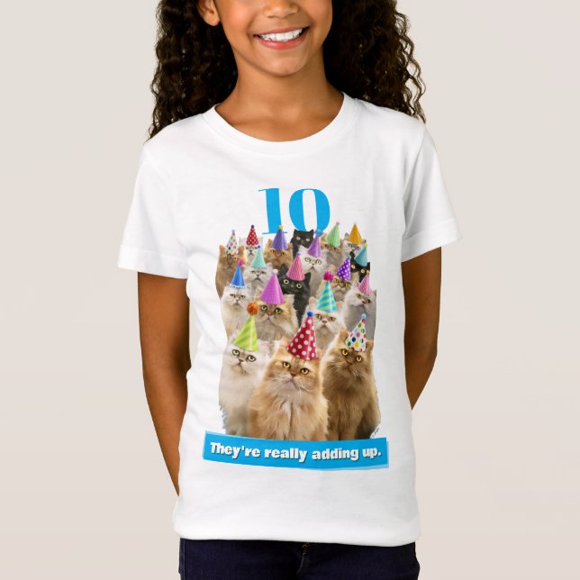 Katzenparty T-Shirt (Vorderseite)