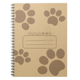 Katzenpaws Braunblatt Notizblock
