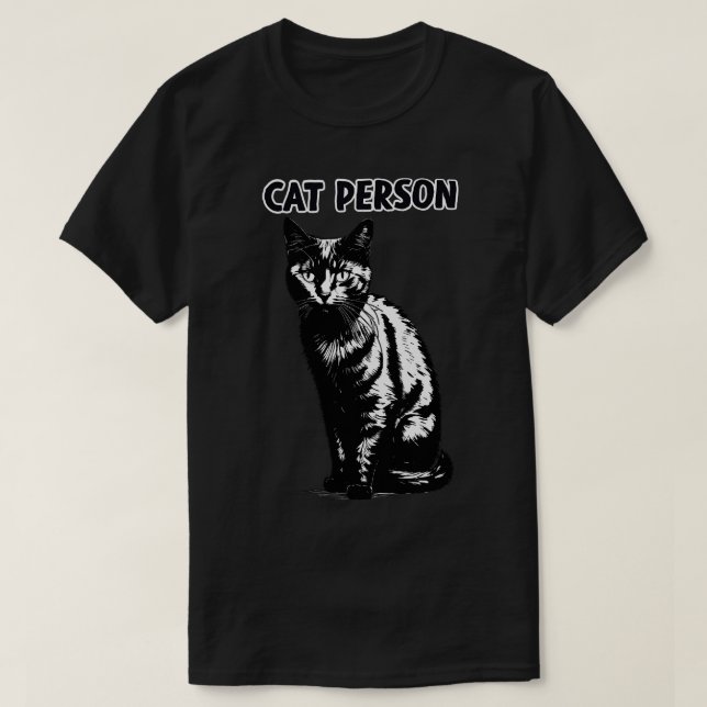 Katzenperson T-Shirt (Design vorne)