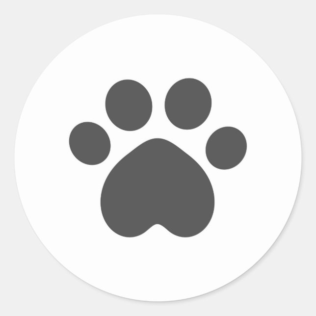 Katzenpfanne Runder Aufkleber (Vorderseite)