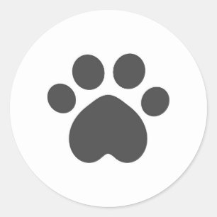 Katzenpfau Runder Aufkleber