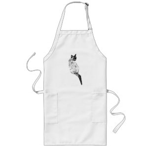 Katzenpflege, Friedliches Kochen Lange Schürze