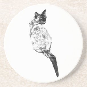 Katzenpflege, Stille Ruhe Getränkeuntersetzer