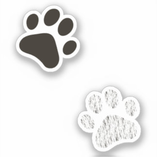 Katzenpfoten-Aufkleber-Packung Aufkleber