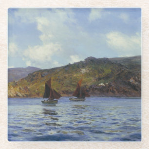 Katzenpfoten vom Land (von Henry Moore) Glasuntersetzer