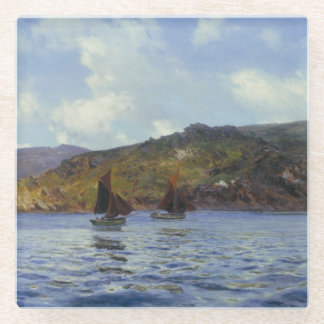 Katzenpfoten vom Land (von Henry Moore) Glasuntersetzer