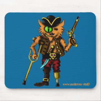 Katzenpirat lustiger mousepad Entwurf