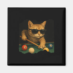 Katzenpool Billard in Lounge Cooles Sonnenbad Magnet