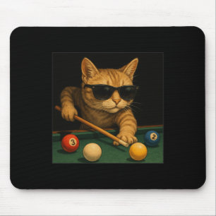 Katzenpool Billard in Lounge Cooles Sonnenbad Mousepad