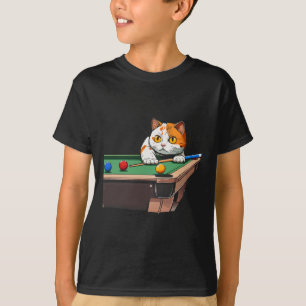 Katzenpool Billard in Lounge Cooles Sonnenbad T-Shirt