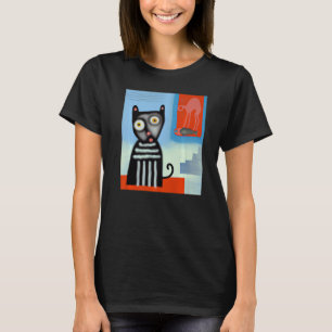 Katzenportrait niedliche Katzenkatze T-Shirt