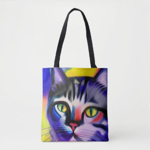 Katzenportrait Tasche