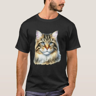 Katzenporträt T-Shirt
