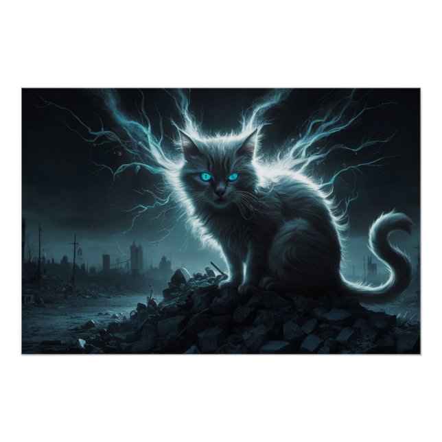 Katzenposter 11 11 poster (Vorderseite)