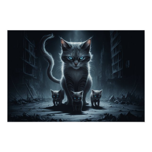 Katzenposter 11 16 poster (Vorderseite)