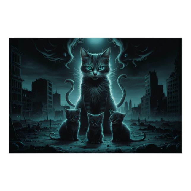 Katzenposter 11 17 poster (Vorderseite)