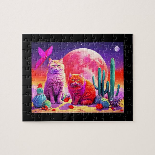 Katzenpuzzle  (Horizontal)