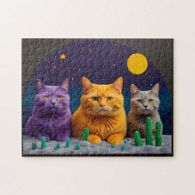 Katzenpuzzle (Horizontal)