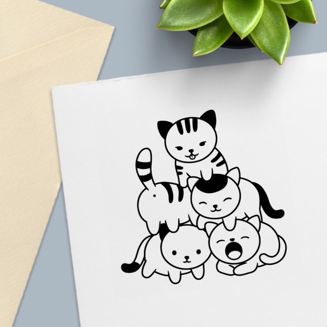 Katzenpyramide Permastempel (Von Creator hochgeladen)