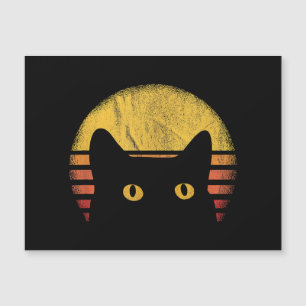 Katzenrücklauf Vintag Magnetkarte