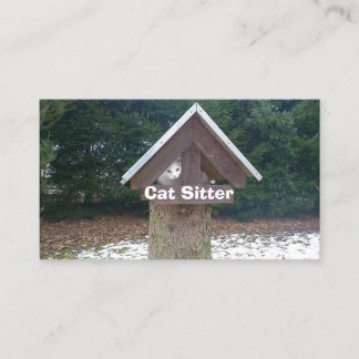 Katzensitter Visitenkarte