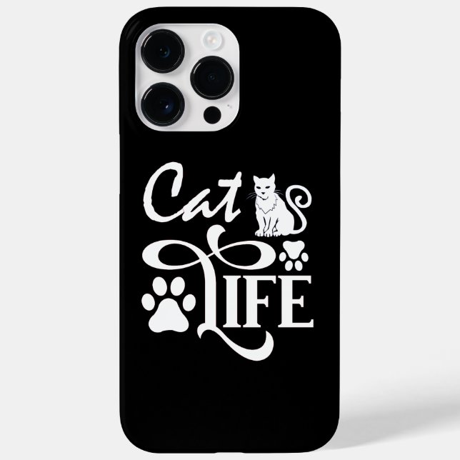 Katzensprache Case-Mate iPhone 14 Pro Max Hülle (Rückseite)