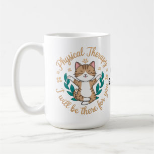 Katzenspruch zur Physiotherapie - Süße Reha-Motiva Kaffeetasse