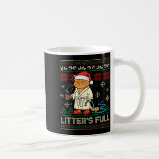 Katzenstreu voll Lustige Katzenliebhaber hässliche Kaffeetasse