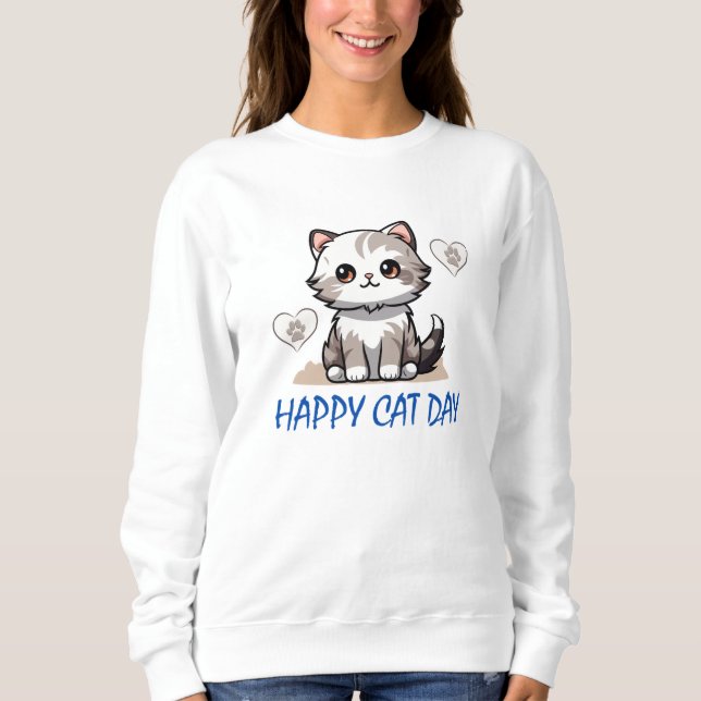 KATZENTAG SWEATSHIRT (Vorderseite)