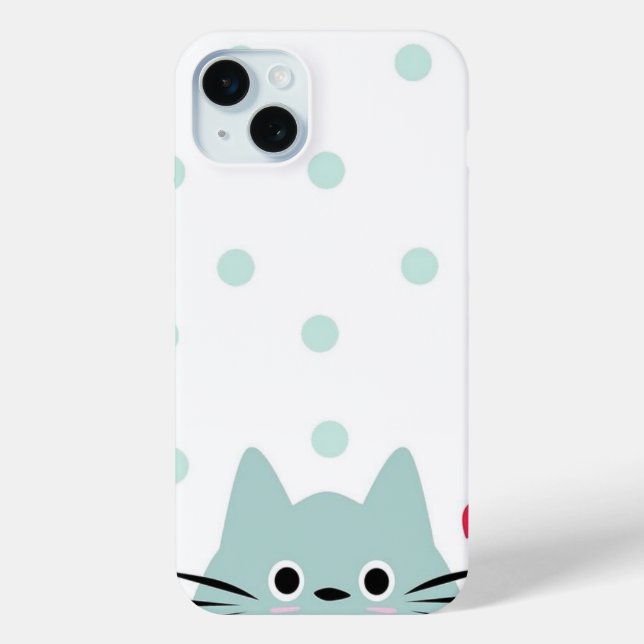 Katzentelefongehäuse mit dem Namen des Tieres ange Case-Mate iPhone Hülle (Rückseite)